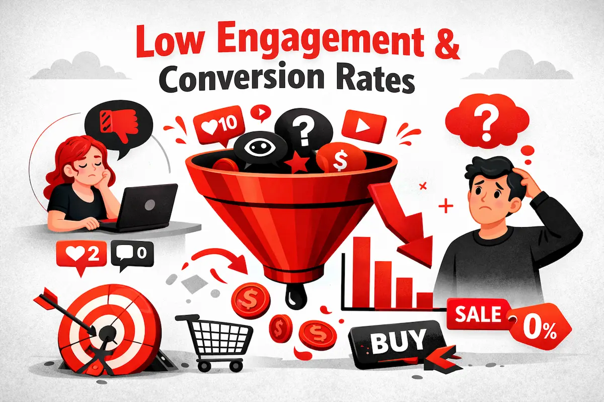 Low Engagement impact on conversion  