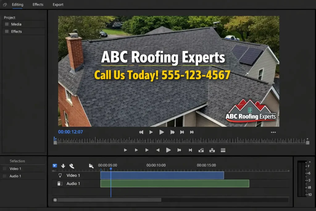 video marketing for roofers