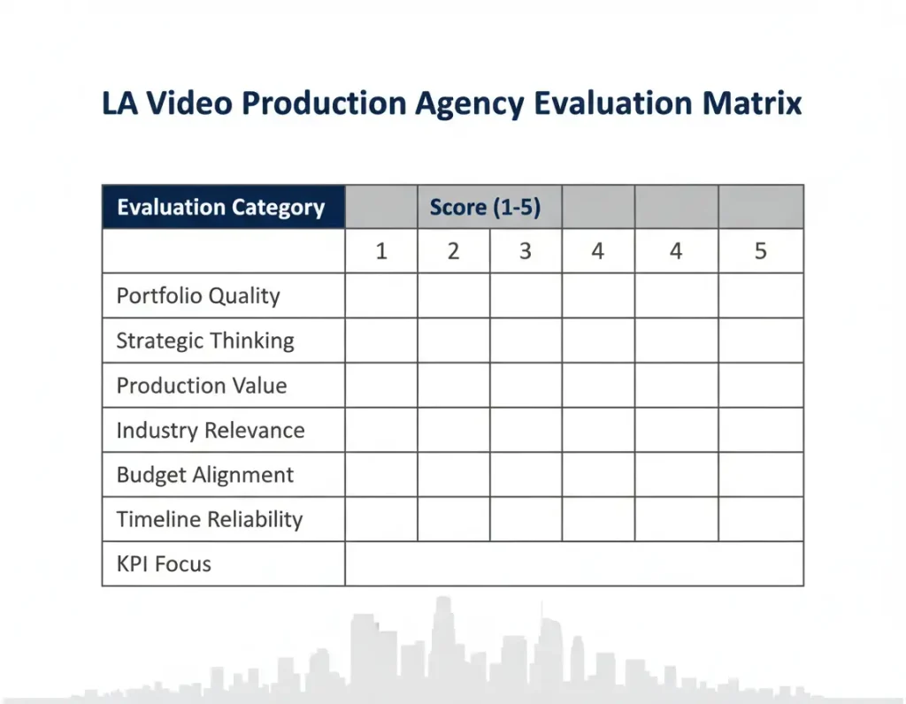 Decision Matrix Evaluation
